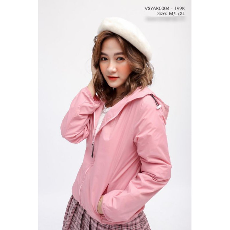 Áo Gió Nữ 2 Lớp Lót Lưới