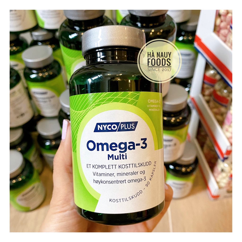 Dầu Cá Tổng Hợp NYCOPLUS MULTI DHA EPA OMEGA-3 90 VIÊN