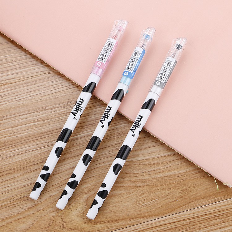 SET 12 CÂY BÚT BÒ SỮA NHIỀU MÀU XINH XẮN MILKY 0.38MM