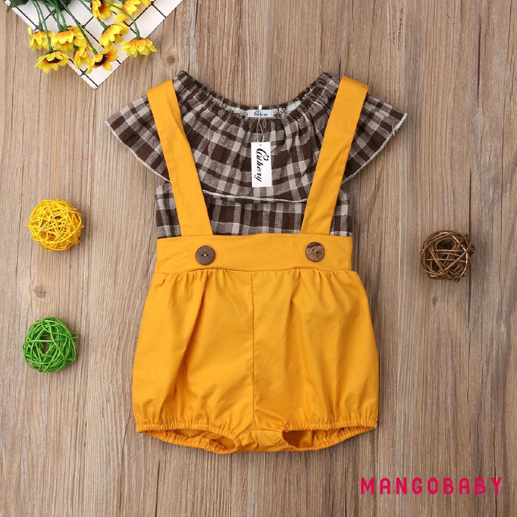 Quần Yếm Cotton Kẻ Sọc Cho Bé Mg-2019