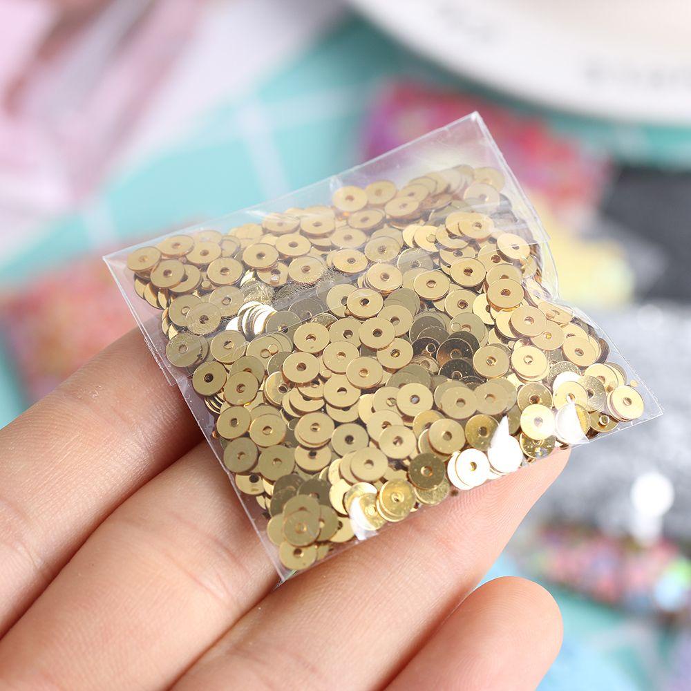 BORAG Set 2000 Hạt Nhựa 4mm Trang Trí Móng Tay