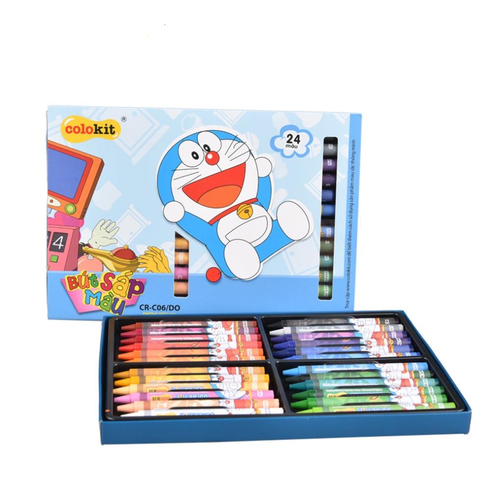 Dụng cụ tô màu - Bút sáp tô màu sáng đẹp, mịn cho các bé mẫu giáo, học sinh, sinh viên hàng Việt Nam