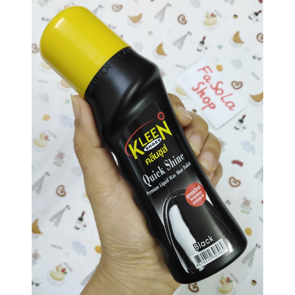 Xi nước đánh giầy KLEEN nâu/đen/không màu 75ml Thái Lan 🇹🇭