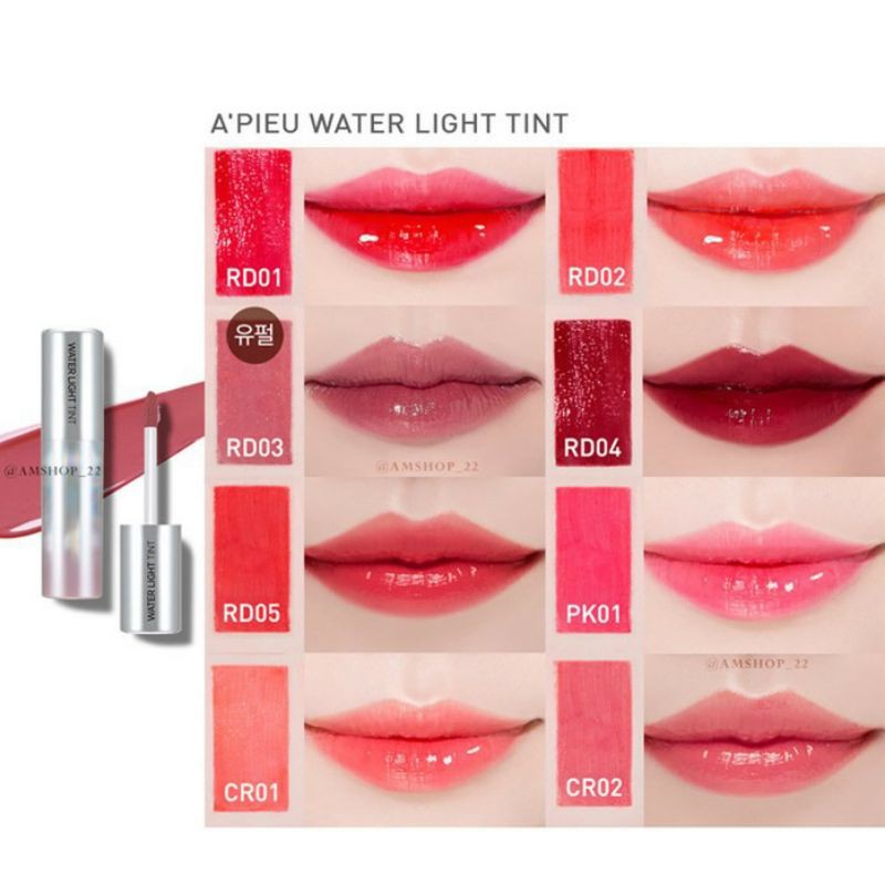 (sẵn RD06) Son A'pieu Water Light Tint