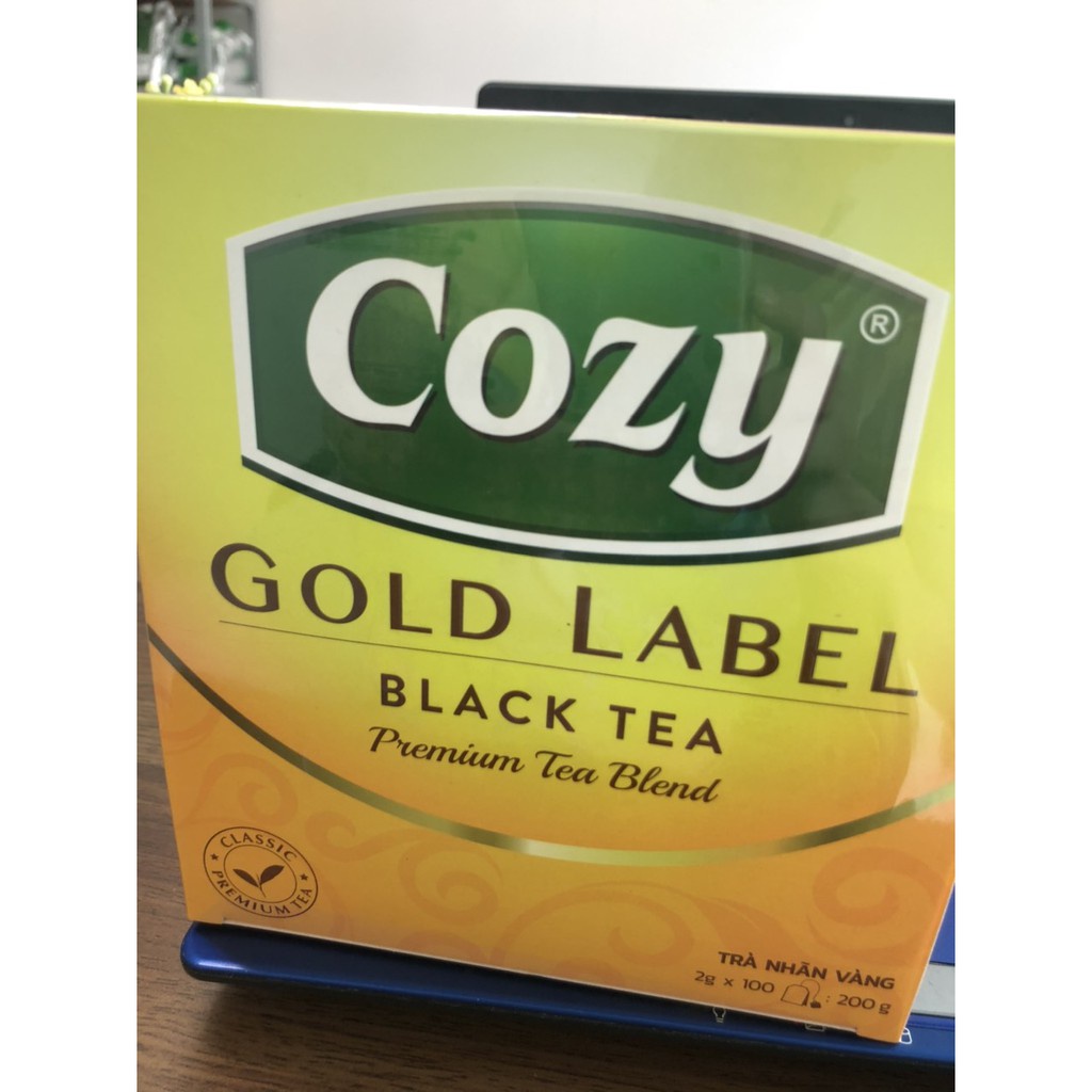 Trà túi lọc Cozy nhãn vàng