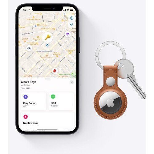 Thẻ định vị thông minh Apple Airtag 2021 chính hãng - tìm chìa khóa, ví, túi xách nhanh chóng, chính xác