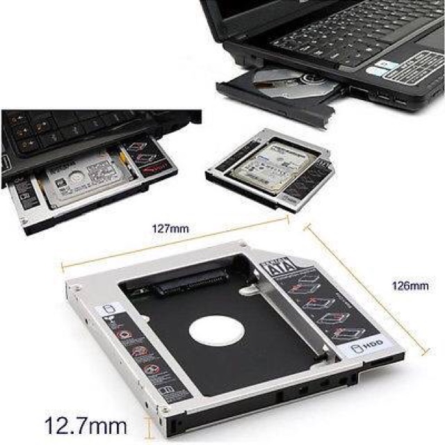 Ổ dvd/rw laptop, Box Cd USB. Caddy bay