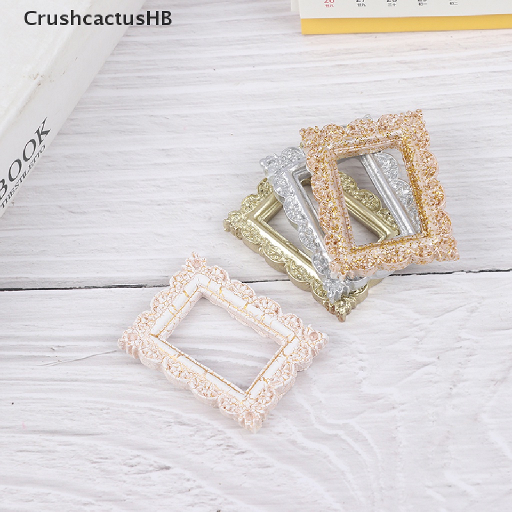 [CrushcactusHB] 1:12 Dollhouse Miniature Resin Photo Frame Simulation Furniture Decor Toys Hot Sell