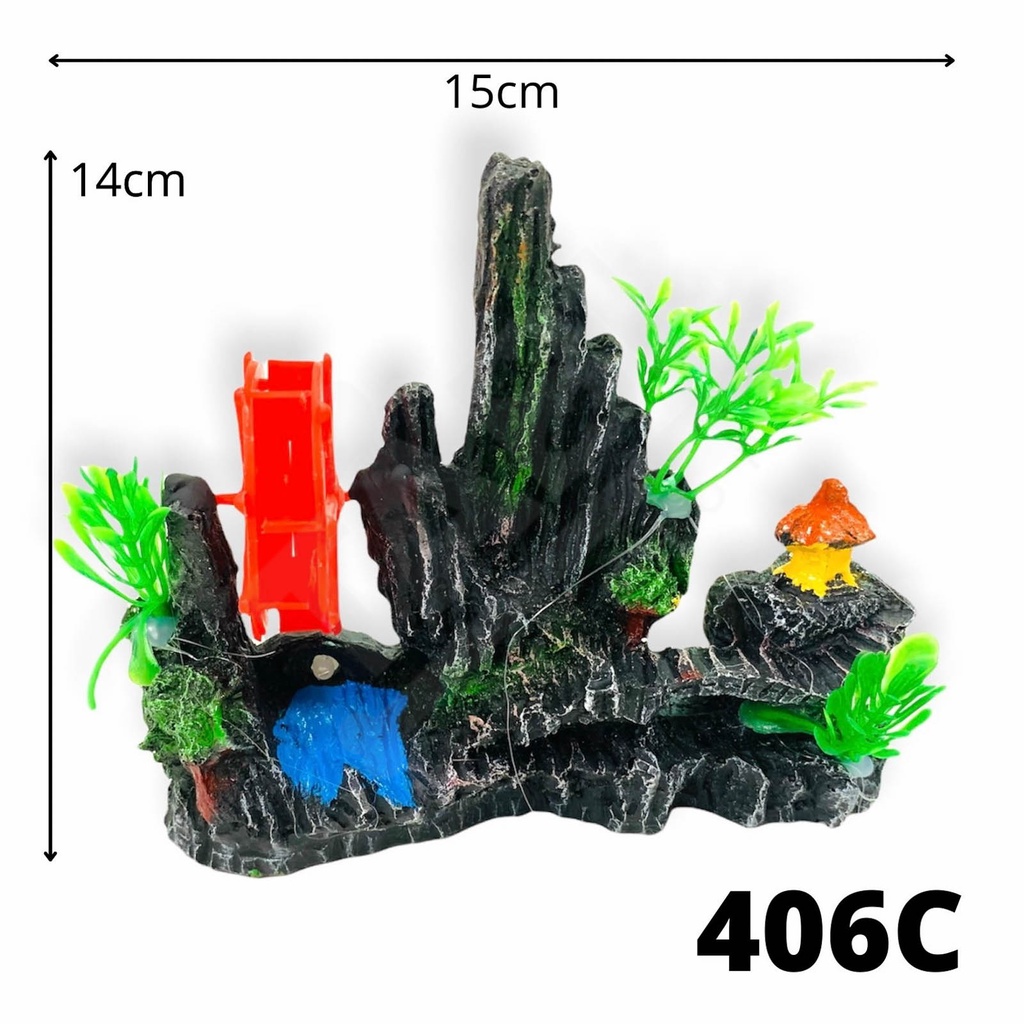 Mô Hình Tiểu Cảnh Hòn Non Bộ Cho Hồ Cá, Bể Cá - Hòn Non Bộ Trang Trí Thuỷ Sinh [HÒN NON BỘ]