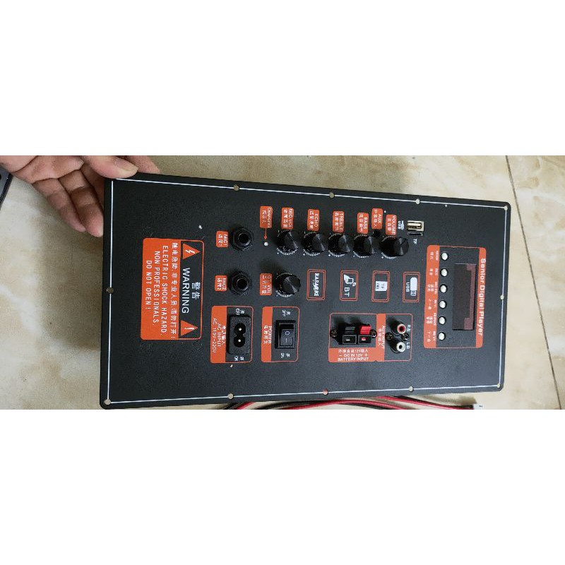 Mạch loa kéo 300W dùng 2 míc