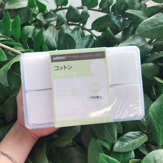 Bông Tẩy Trang Miniso Hộp  475 miếng- FREESHIP
