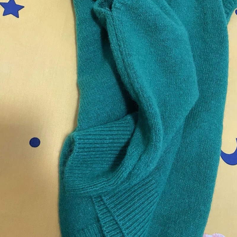 Áo gile len nữ trơn cổ tròn áo gile len kiểu dáng hàn quốc