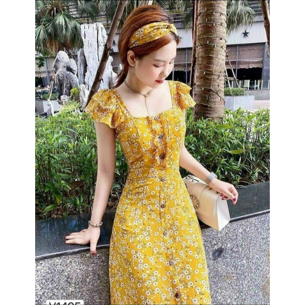 đầm cánh tiên kèm băng đô chất lụa mềm mịn thoáng mát(SP chốt trên live)