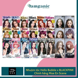 Thuốc Nhuộm Tóc Hello Bubble Foam x BLACKPINK - Chính hãng Mise En Scene mẫu BlackPink - 16 màu