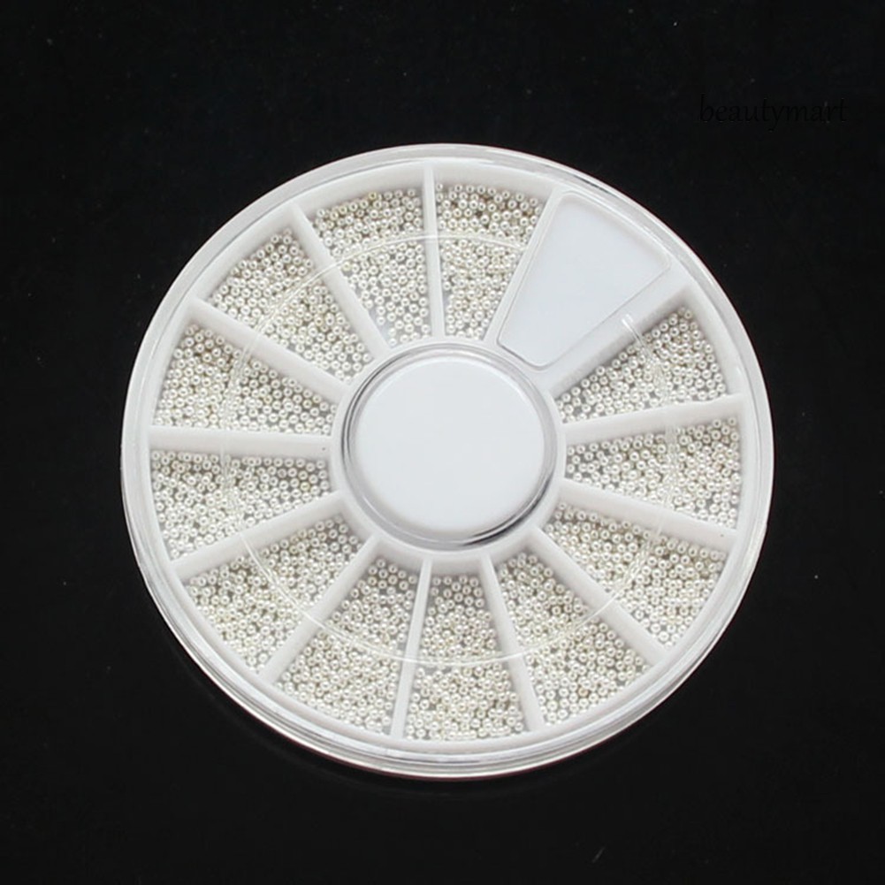 [Hàng mới về] Hộp hạt kim loại 3D lấp lánh dành cho trang trí móng tay nghệ thuật DIY ZJT