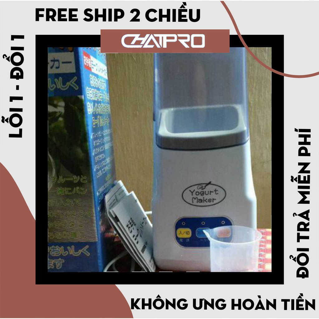 [Hàng Chính Hãng] Máy làm sữa chua Yogurt Nhật Bản, máy làm sữa chua 3 nút tự động siêu tiện lợi - Bảo Hành 12 tháng