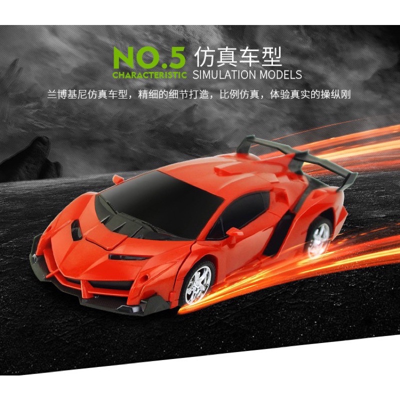 Xe Oto điều khiển từ xa Biến Hình Thành Robot Fullbox Như Hình , Có Sạc Pin, Tặng 3 Pin Theo Hãng,Xe Đua Đồ Chơi Bé Trai