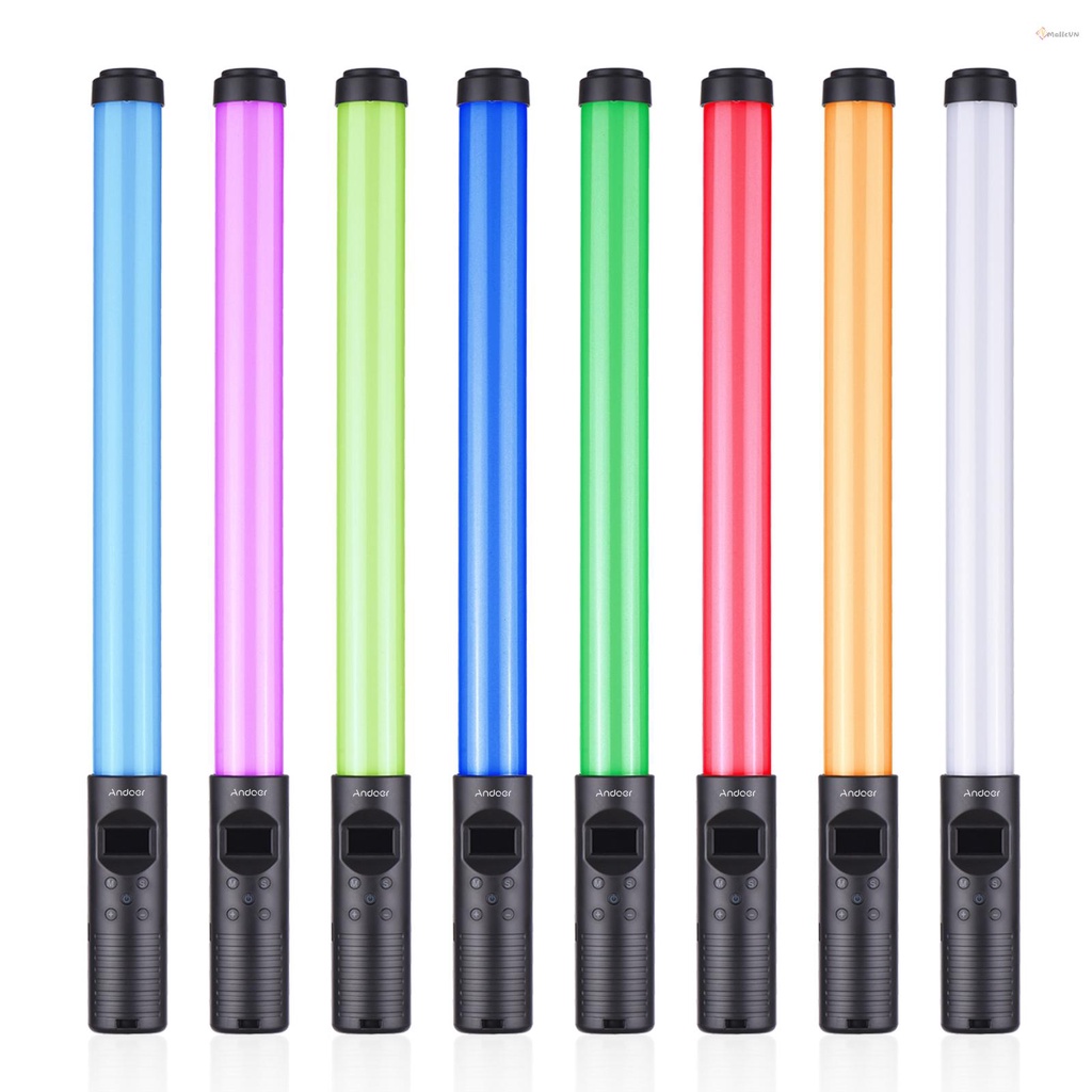 Đèn LED Trợ Sáng Cầm Tay Hỗ Trợ Chụp Ảnh 3000K-6000K Andoer RGB
