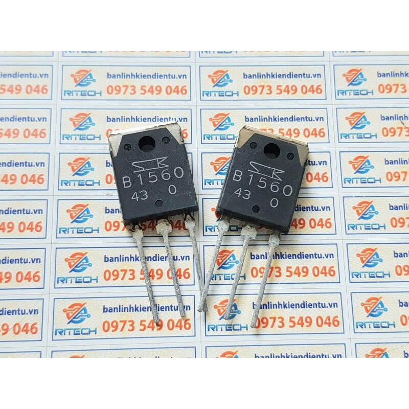 [Combo 5 chiếc] B1560 2SB1560 Transistor Darlington PNP 150V 10A TO-3P chính hãng