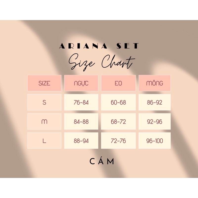 ARIANA BEIGE SET - Set cổ vuông tay bồng cúc ngọc by CÁM