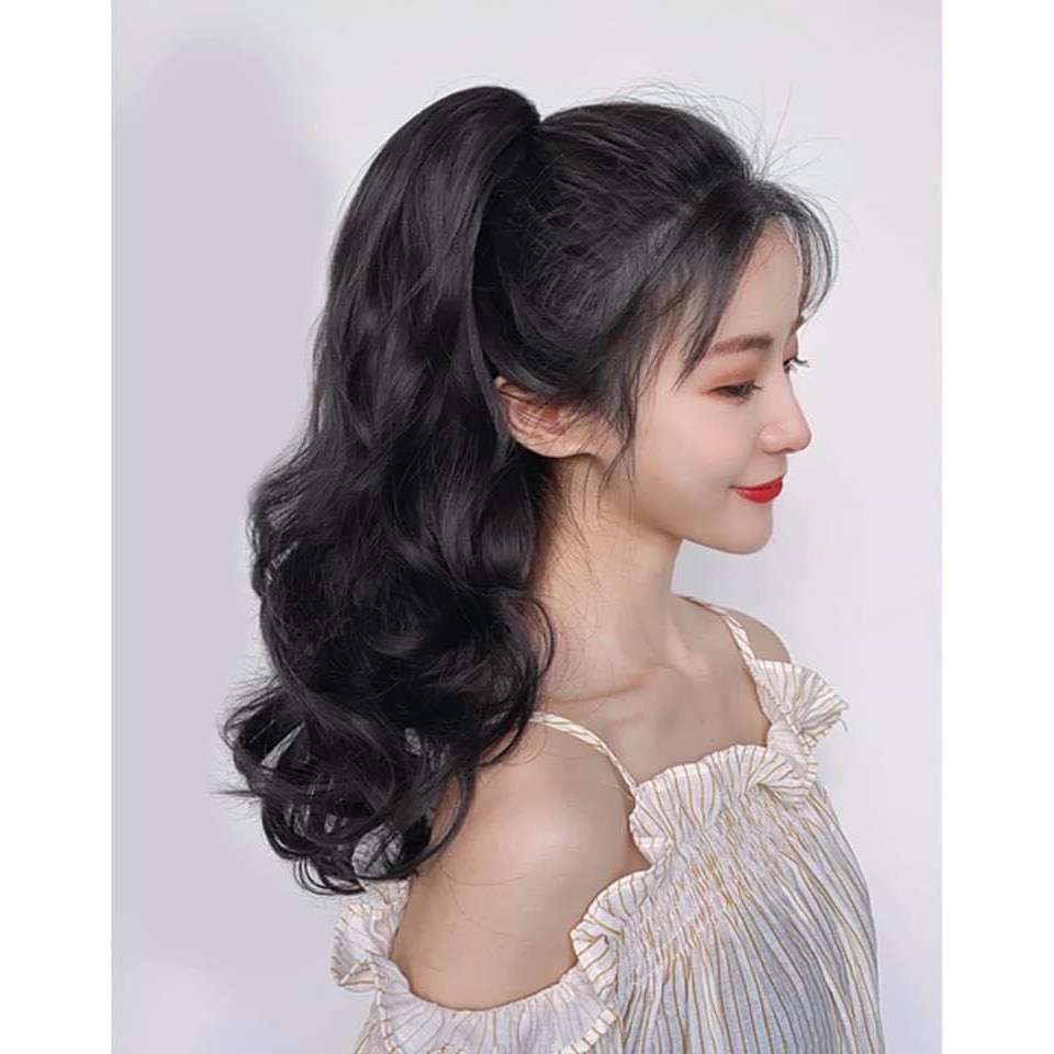 [HOT] TÓC GIẢ NGOẠM XOĂN ĐUÔI 48CM