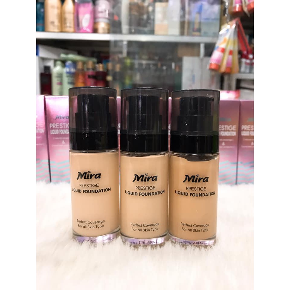 (35ml) Kem nền chống nắng Mira Liquid Foundation SPF30