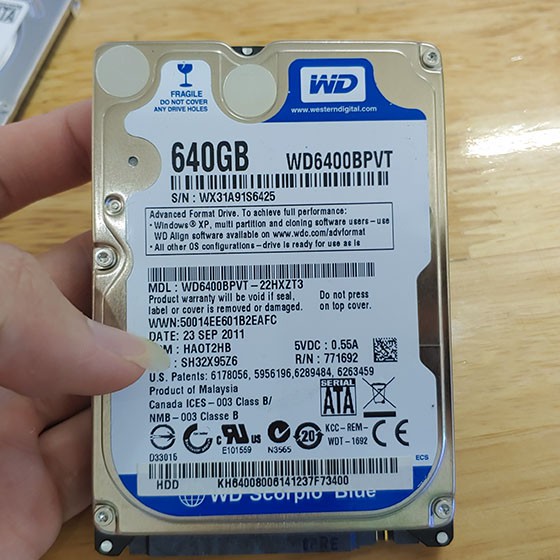 [Tặng Box Cắm Ổ Cứng] Ổ Cứng HDD 320G, 500G Bóc Máy Laptop Hỗ Trợ Lưu Dữ Liệu – Laptop360.