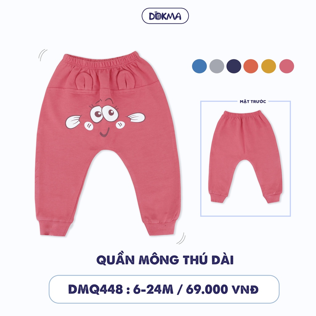 Quần dài trẻ em họa tiết mông thú đáng yêu DMQ448 Dokma