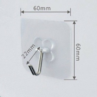 Combo 20 Móc Dán Chịu Lực Trong Suốt