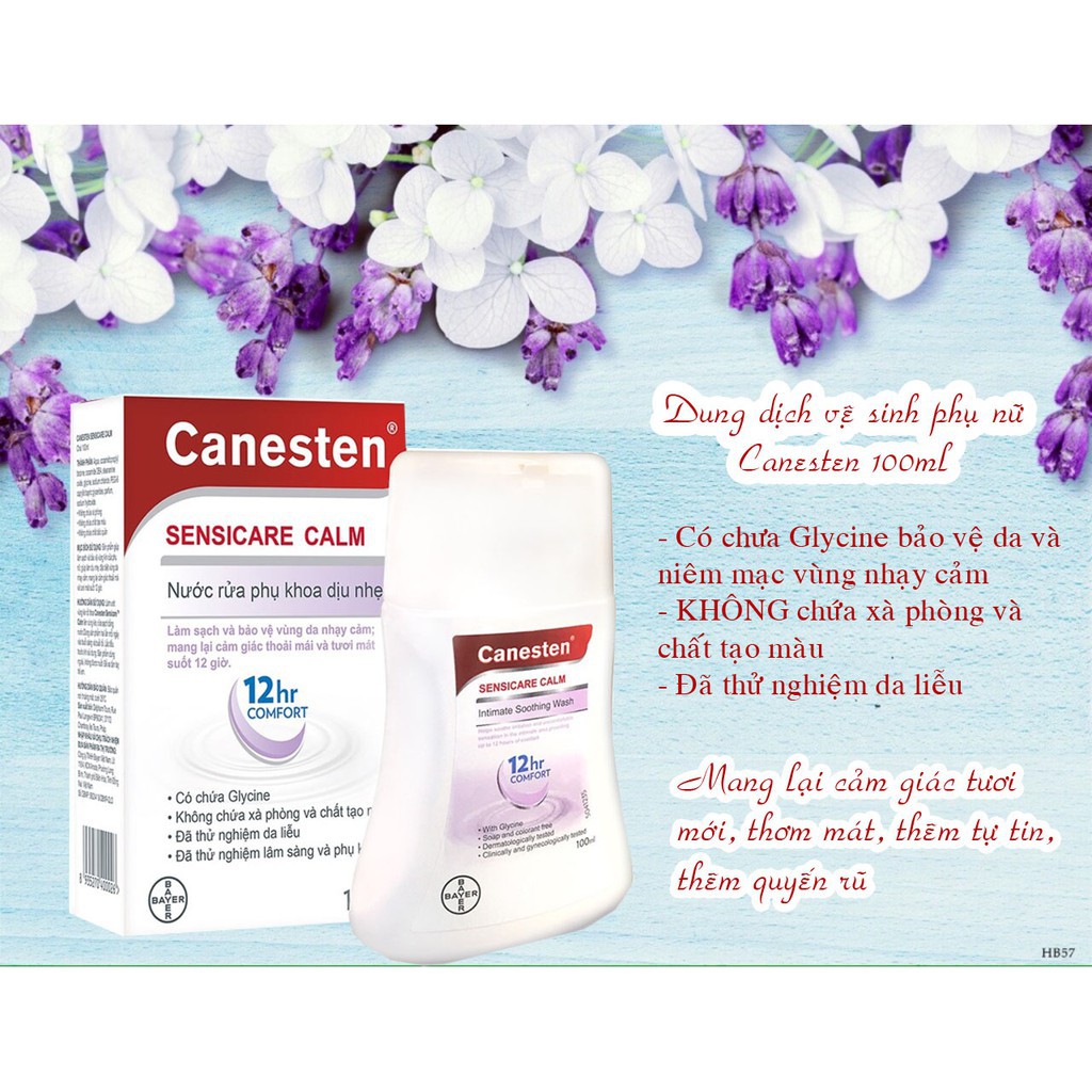 Nước Rửa Phụ Khoa Bayer Canesten 100ml