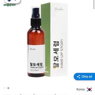 Xịt mọc tóc chống gãy rụng HAIR UP STORY
