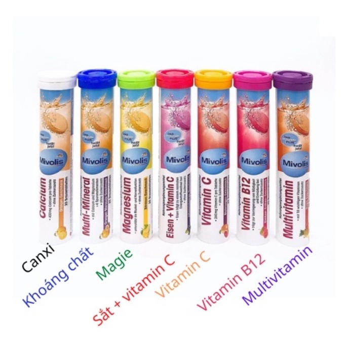 Viên Sủi Vitamin Tổng Hợp Mivolis 20 Viên Hàng Đức Chính Hãng