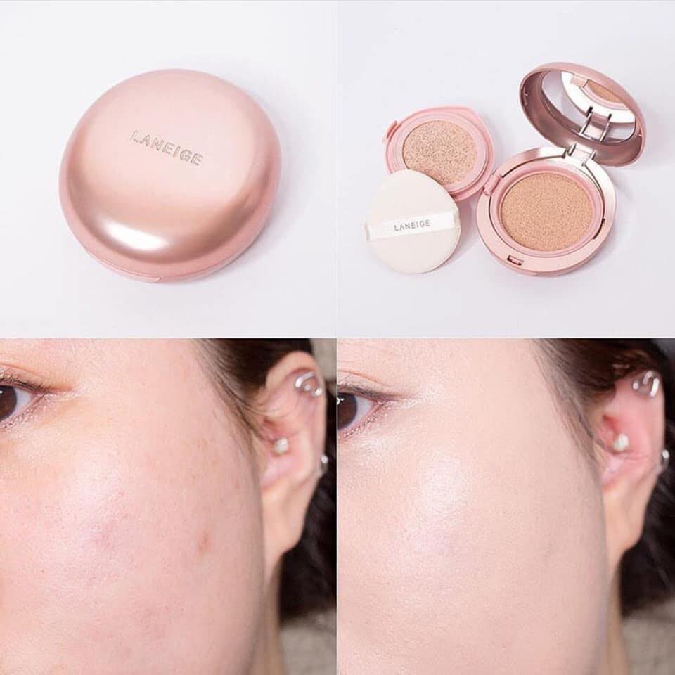 CUSHION 2IN1 CHE PHỦ VÀ CHE KHUYẾT ĐIỂM LANEIGE LAYERING COVER