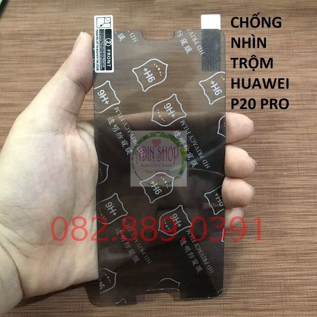 Dán cường lực chống nhìn trộm Huawei p10 /p20/ p20 lite/ p20 pro/ p30/ p30 lite/ p40 dẻo nano