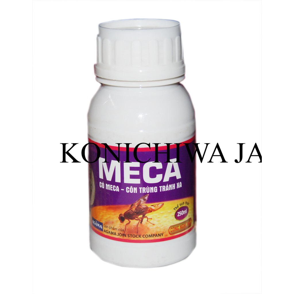 Phân bón lá thảo dược MECA - Mướt lá bóng trái xua đuổi côn trùng 250ml