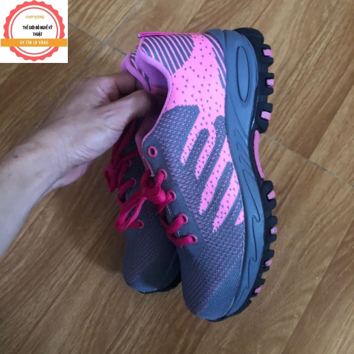 Giày Bảo Hộ Lao Động Nữ Thể Thao Siêu Bền Siêu Nhẹ Chống Đinh Thời Trang  Màu Hồng chống đinh chống va đập và chống tĩện