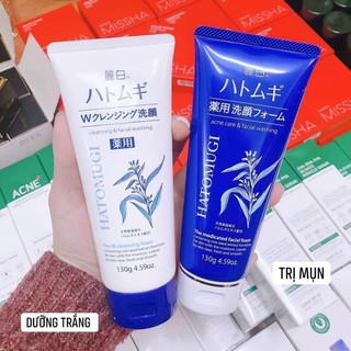 Sữa rửa mặt ý dĩ hatomugi naturie nhật bản 130g