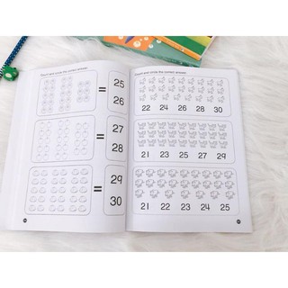 Combo đồ chơi 3c Preschool Maths Workbook 123
