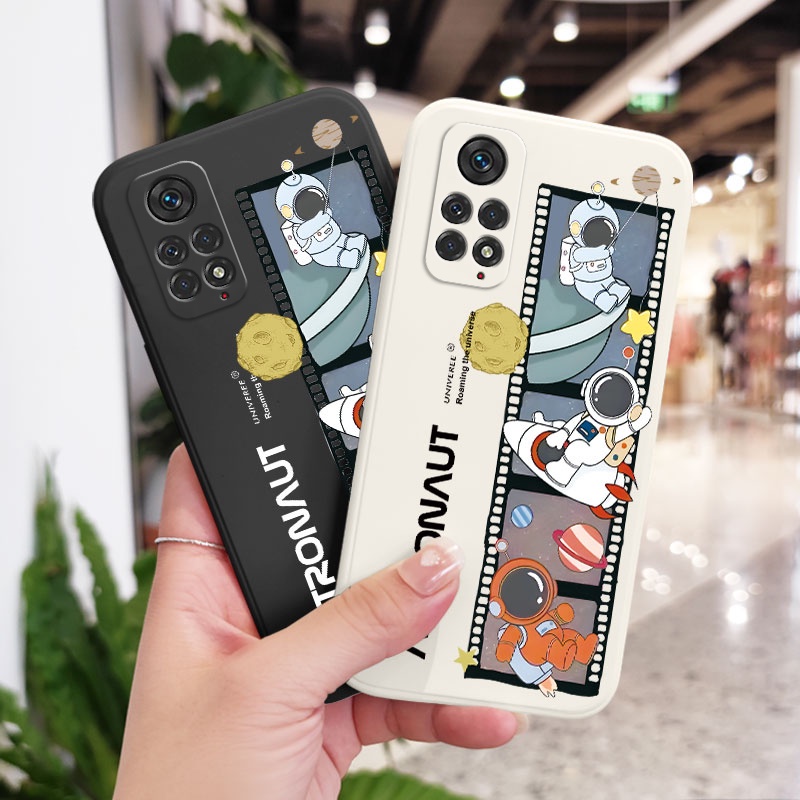 Ốp Điện Thoại In Hình Phi Hành Gia Sáng Tạo Cho Xiaomi Redmi Note 11 11S Pro Plus + 4G 5G