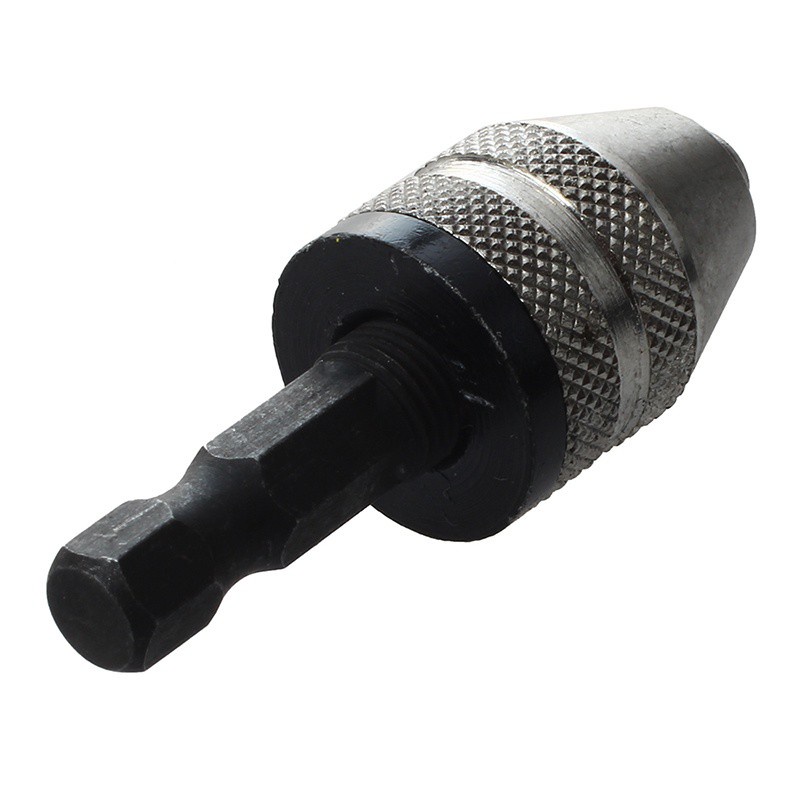 Đầu kẹp gắn mũi khoan màu đen 6mm
