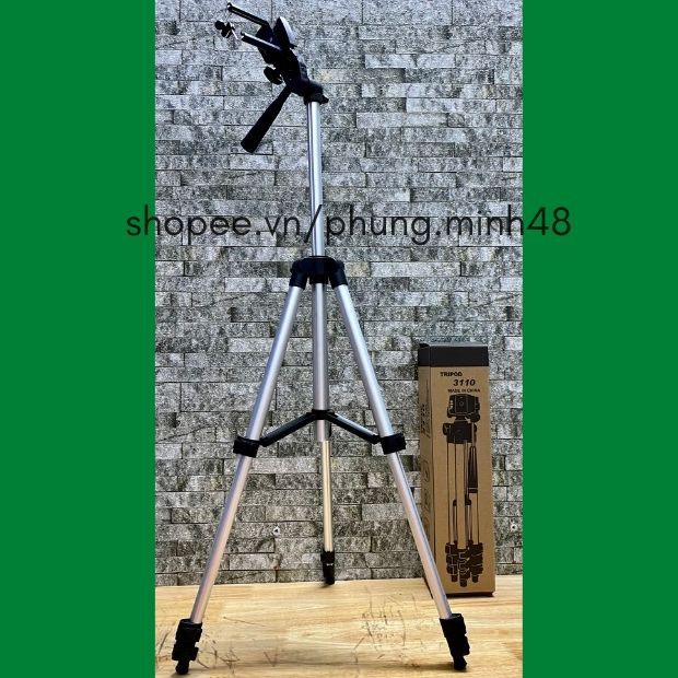 [Mã ELFLASH5 giảm 20K đơn 50K] Gậy chụp hình 3 chân/Gậy tripod 3 chân/Giá đỡ điện thoại 3 chân Tripod TF3110