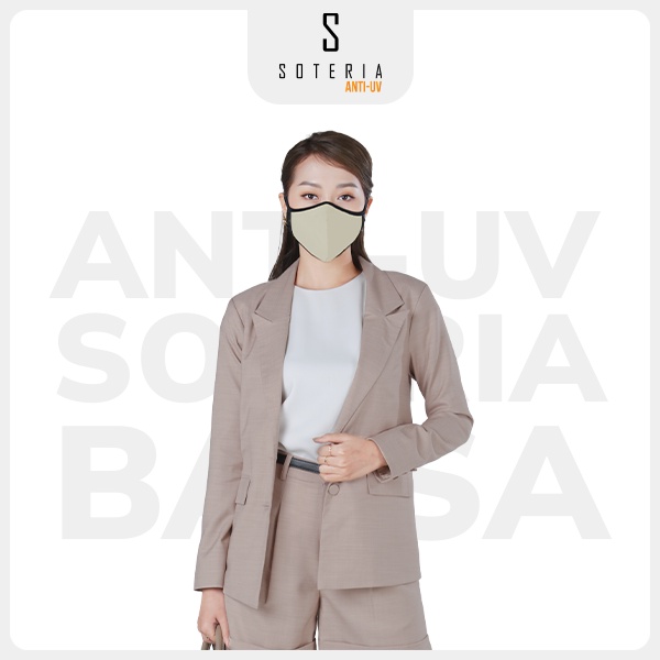 Khẩu trang chống nắng Anti UV Soteria Balsa đạt chuẩn UPF 50+, chống khuẩn chống bụi siêu mịn 0.1 micro - Size S,M,L