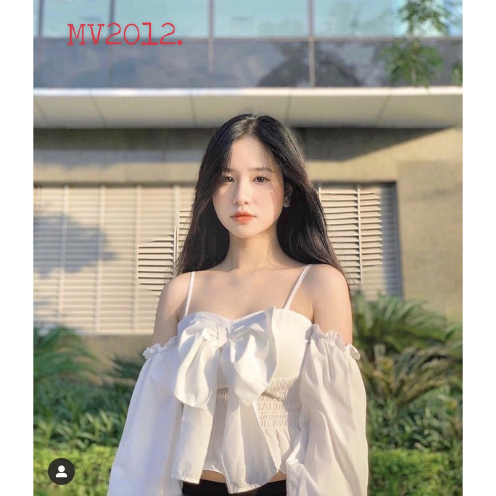 [Mã WASKT304 giảm 15% tối đa 30K đơn 99K] ÁO TRẮNG NƠ NGỰC RỚT VAI | BigBuy360 - bigbuy360.vn