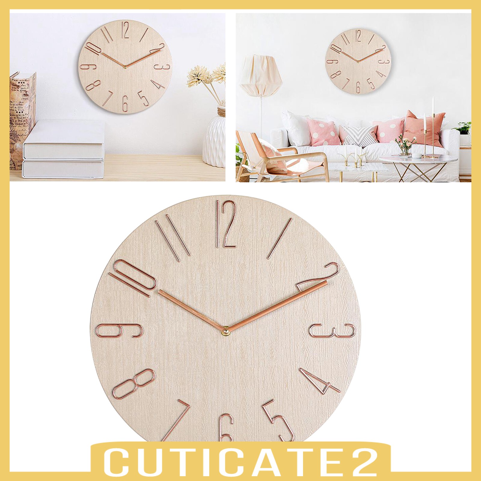 Đồng Hồ Treo Tường Quartz 14 &quot;Cuticate2