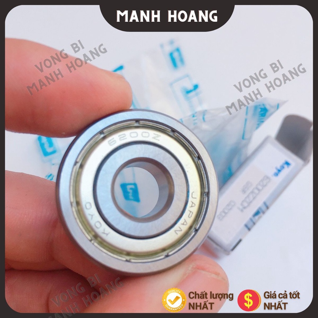 Vòng bi, đạn bạc 6200, 6201, 6202, 6203, 6204, 6205, 6206, 6207 ZZ KOYO, hàng tốt, chất lượng cao - Vòng Bi Mạnh Hoàng