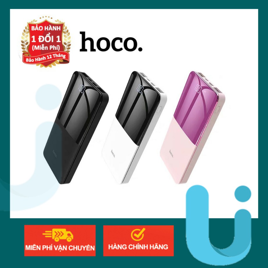  ✢CHÍNH HÃNG✢Pin Sạc Dự Phòng 10000mAh 2 cổng sạc in/out -Hoco J42 High power