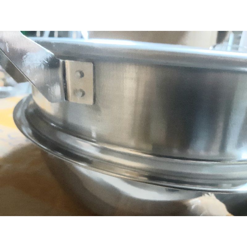 Bộ xửng hấp inox đun bếp từ size 36 ,kết hợp giữa đáy inox ngăn mạnh hùng,xửng 36 đun bếp từ