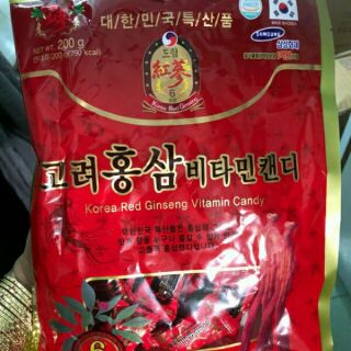Kẹo hồng sâm Hàn Quốc 200g