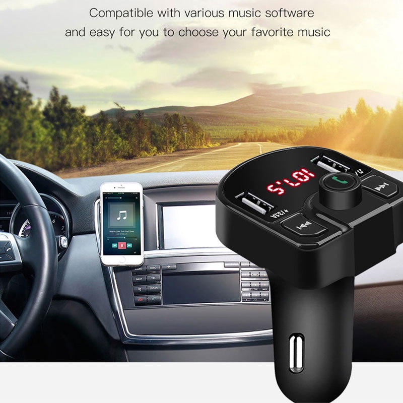 Tẩu sạc LYMOYO phát nhạc MP3 kết nối bluetooth cho xe hơi