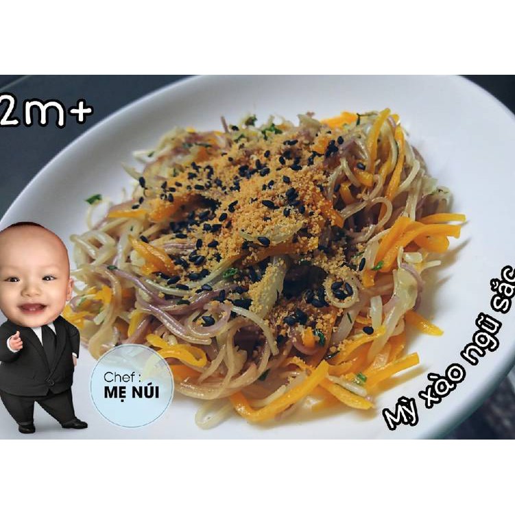 [NHẬT BẢN] Mỳ Somen Ngũ Sắc 320g Rau củ Nhật Bản